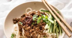 Savory Chinese Pork Bolognese Noodles