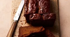 Sticky Stem Ginger Loaf Cake