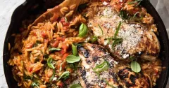 One-Pot Italian Chicken and Orzo