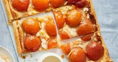 Easy Apricot and Almond Marzipan Tart