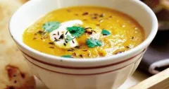 Spiced Carrot and Red Lentil Soup