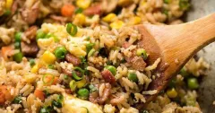 Easy Bacon and Egg Fried Rice
