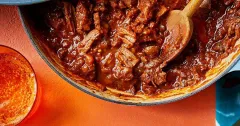 Slow-Cooked Beef, Mushroom, and Lentil Ragu