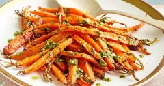 Roasted Carrots with Basil Pesto