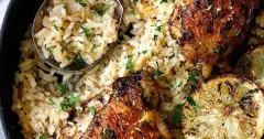 One-Pot Greek Lemon Chicken and Rice