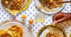 Creamy Halloumi and Tomato Curry