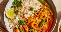 Creamy Chicken Satay Curry with Peanut Sauce