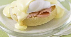 Classic Homemade Hollandaise Sauce and Eggs Benedict