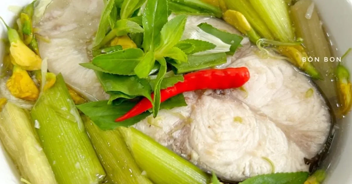 Canh Chua Cá Bông Lau Rau Đồng Nội