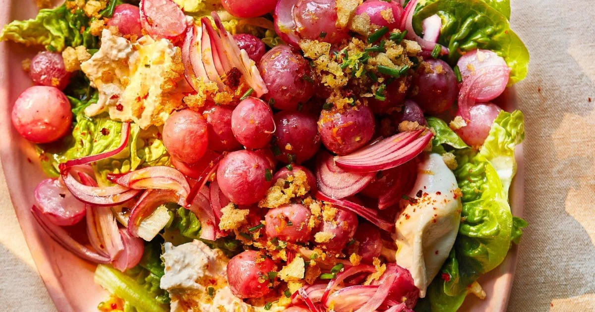 Roasted Radish Salad with Burrata and Pangrattato
