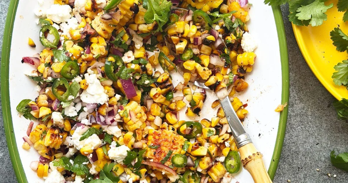 Grilled Mexican Street Corn Salad (Esquites)
