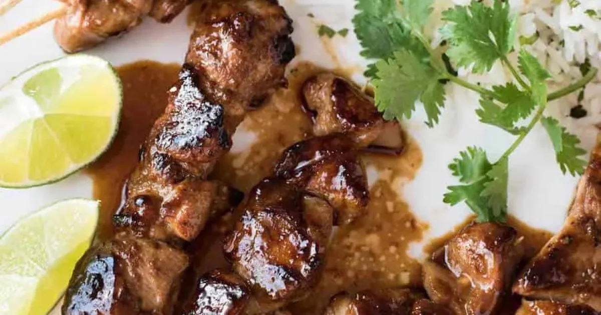 Grilled Honey Sriracha Chicken Skewers