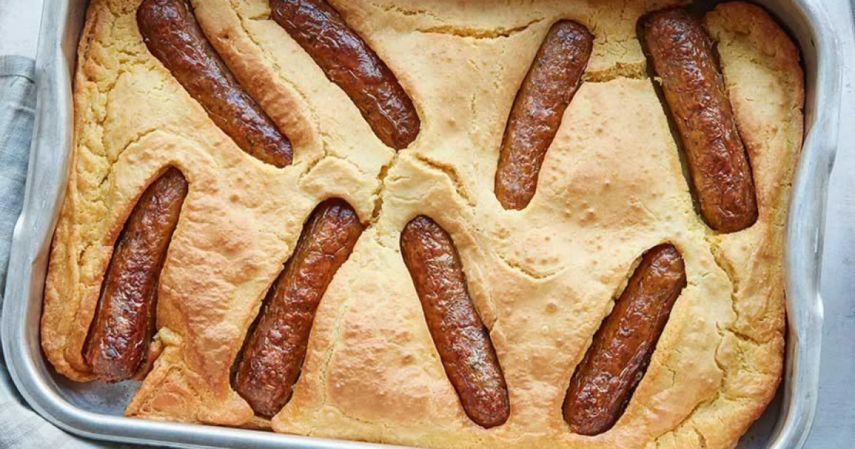Vegan Toad-in-the-Hole with Red Onion Gravy