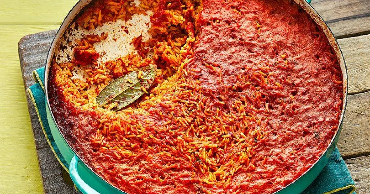 Authentic Oven-Baked Jollof Rice
