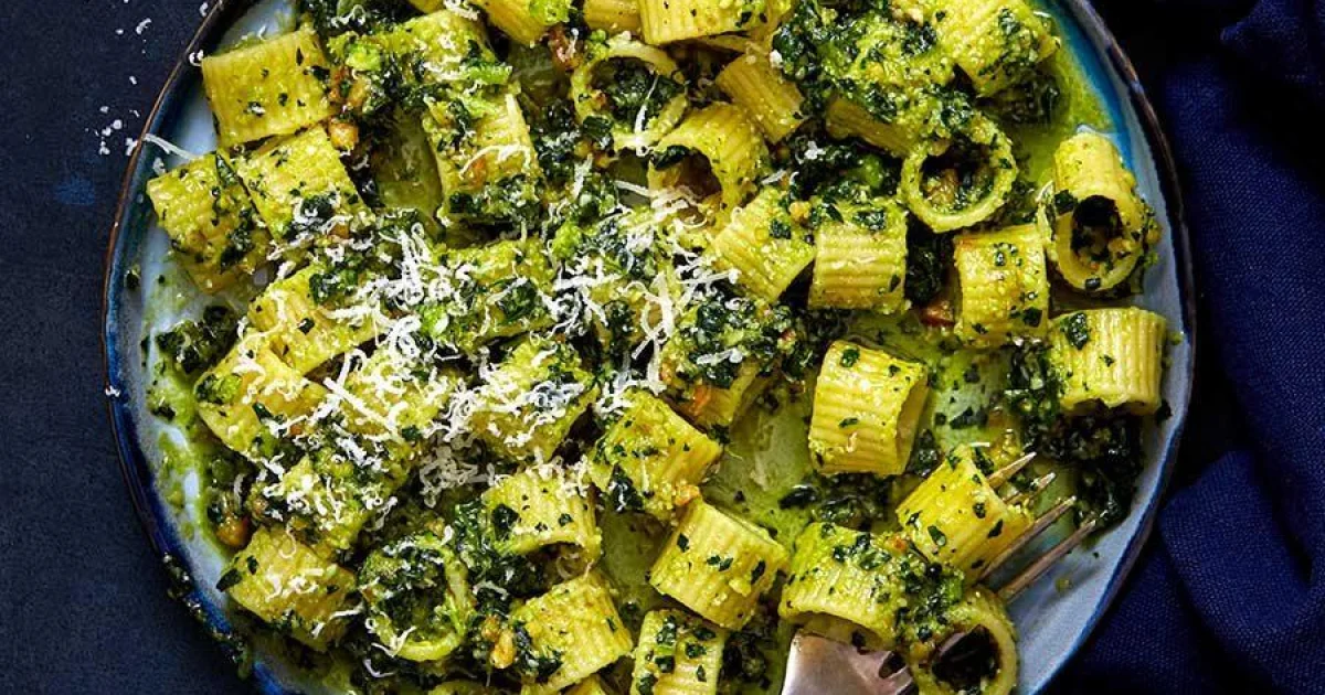 Easy Cavolo Nero Pesto (Tuscan Kale Pesto)