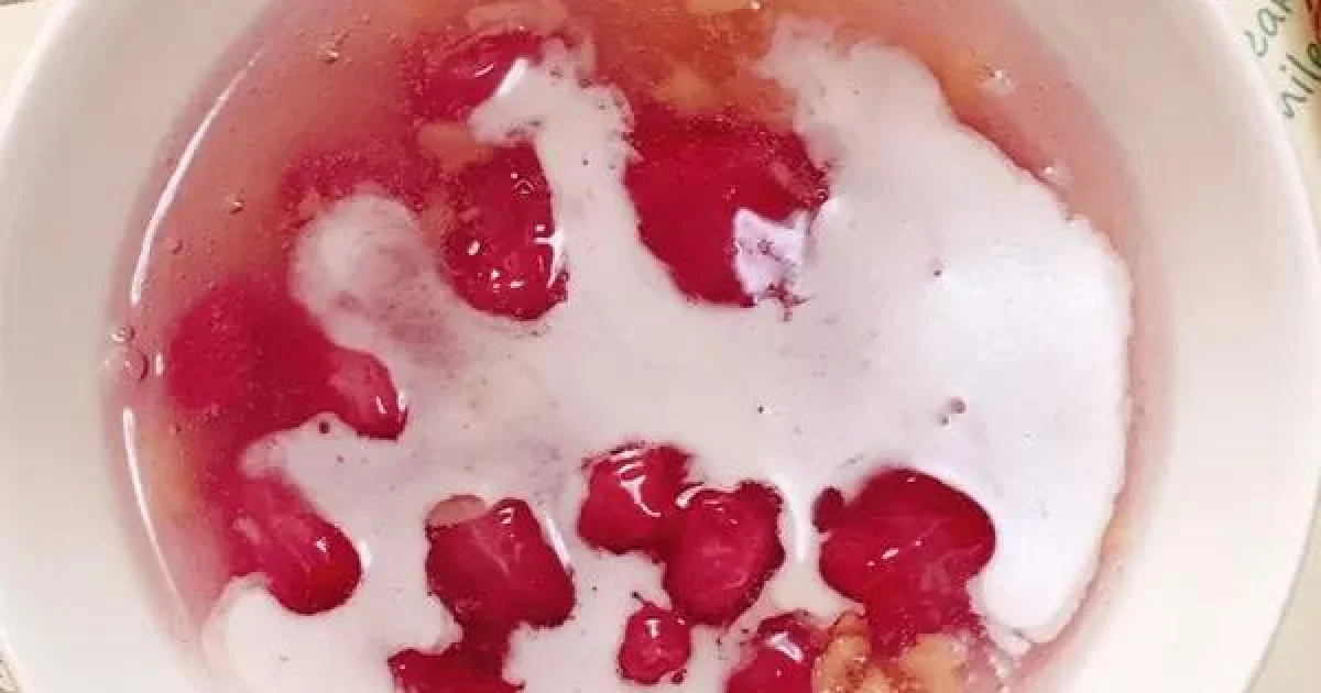 Chè Bưởi Lá Cẩm Giòn Ngon, Màu Tím Đẹp Mắt